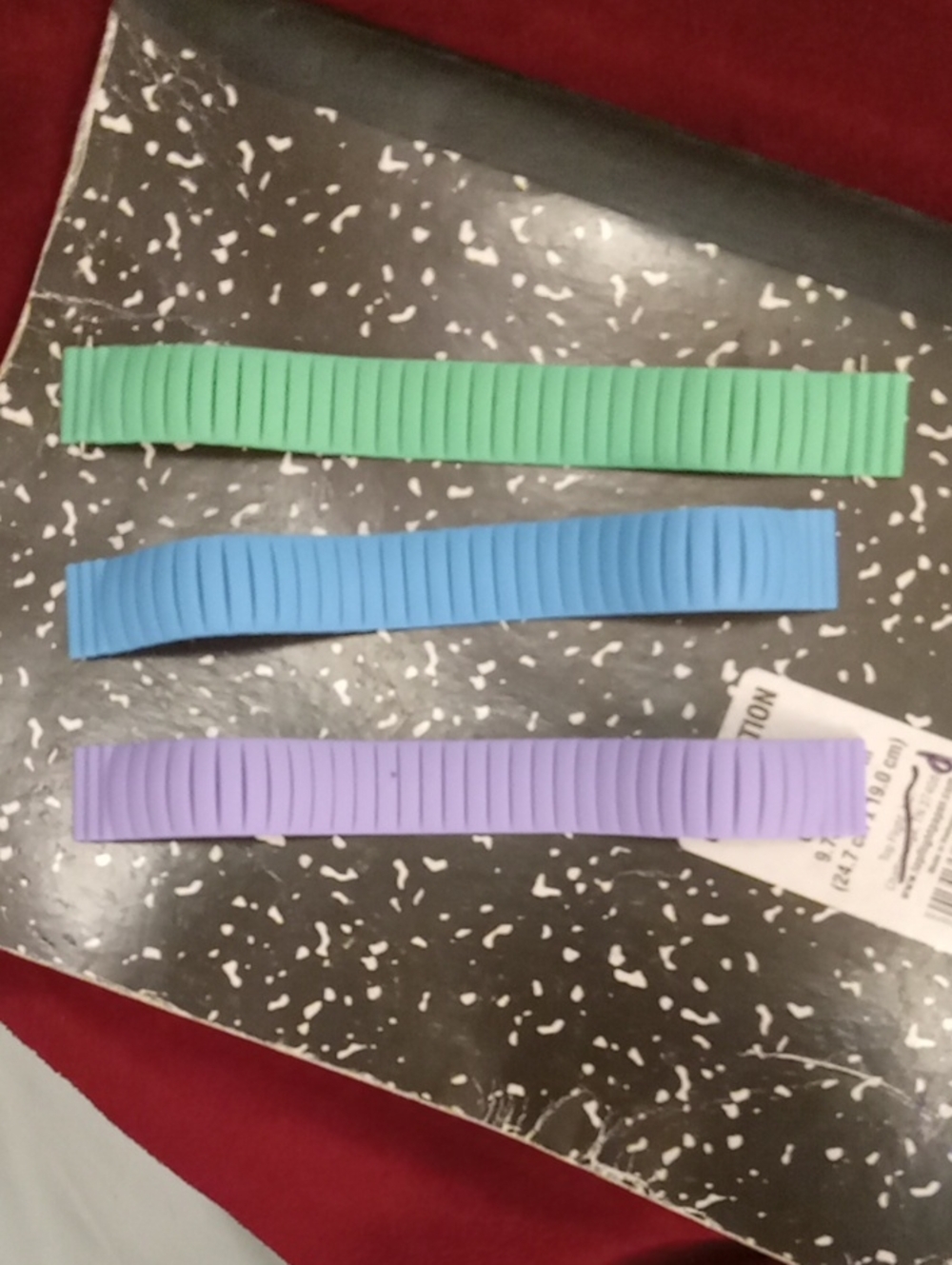 Silicone WatchBands in Mint, Sky Blue & Lavender Watch Band